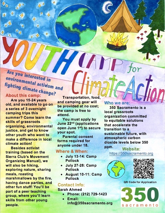 Flyer for youth camp